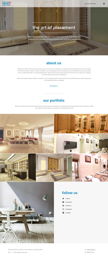 Interior Design Website